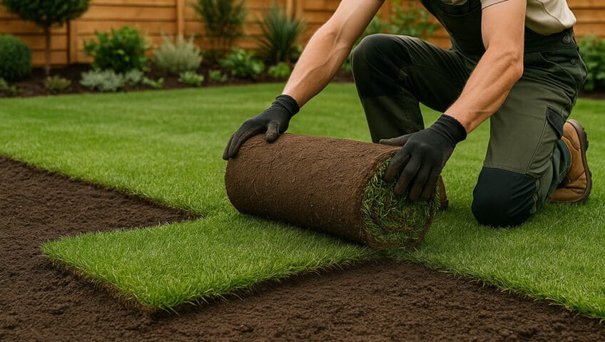 Learn how to lay turf like a pro